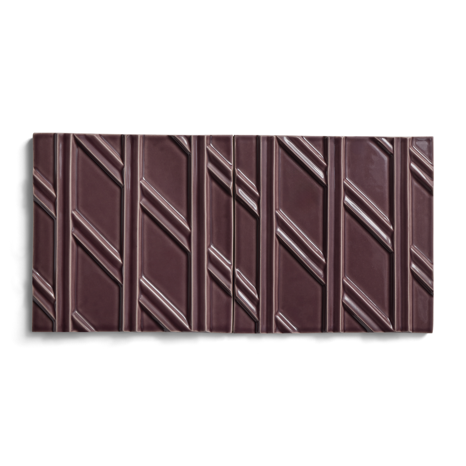 Earthenware 6" x 6" Diagonal Left Field Tile image number 2