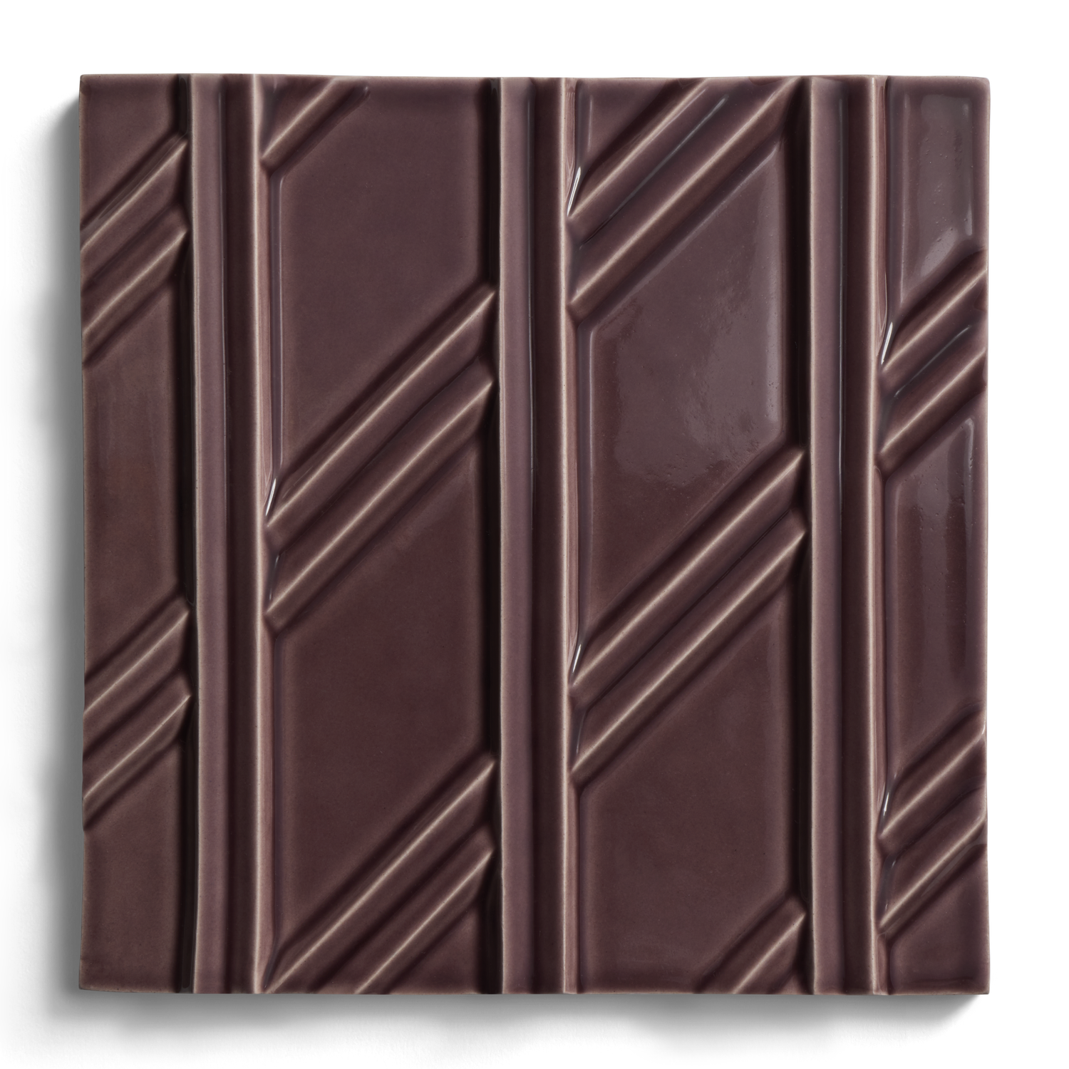 Earthenware 6" x 6" Diagonal Right Field Tile