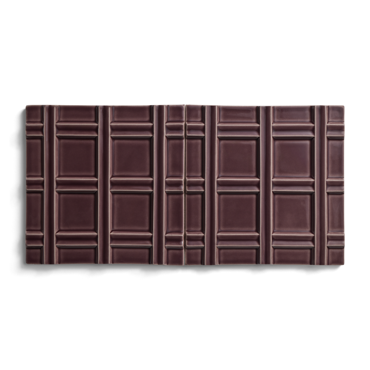 Earthenware 6" x 6" Grid Field Tile