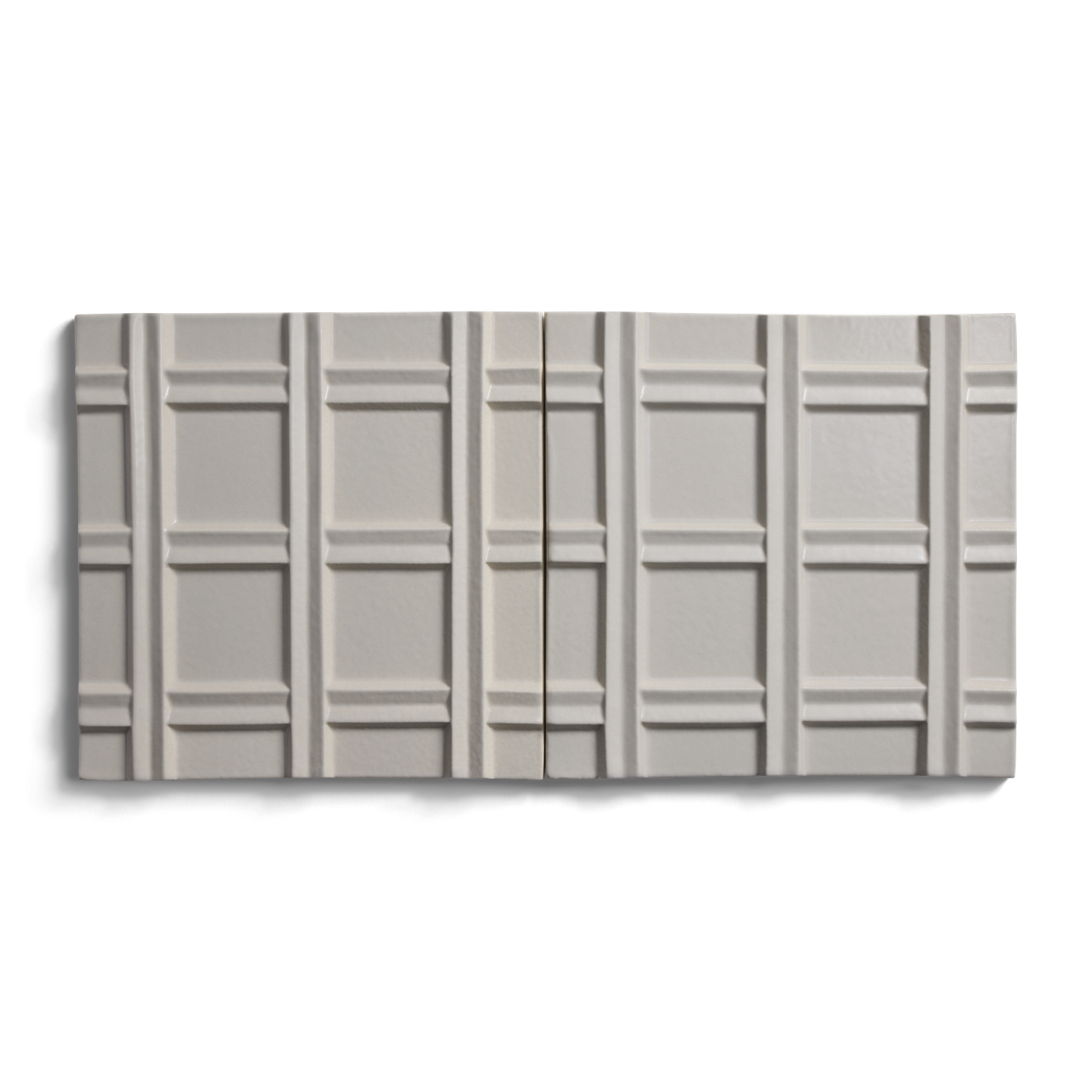 Earthenware 6" x 6" Grid Field Tile