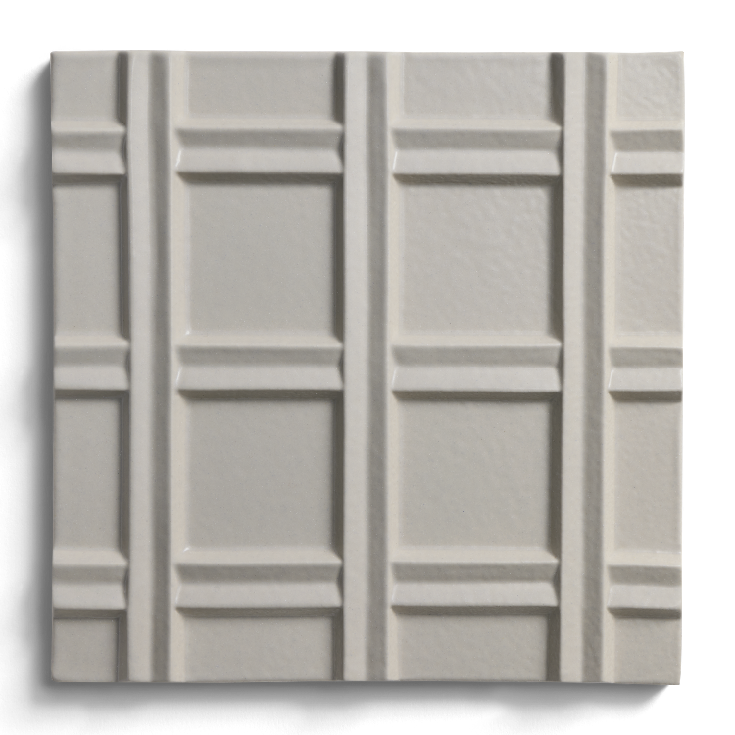 Earthenware 6" x 6" Grid Field Tile