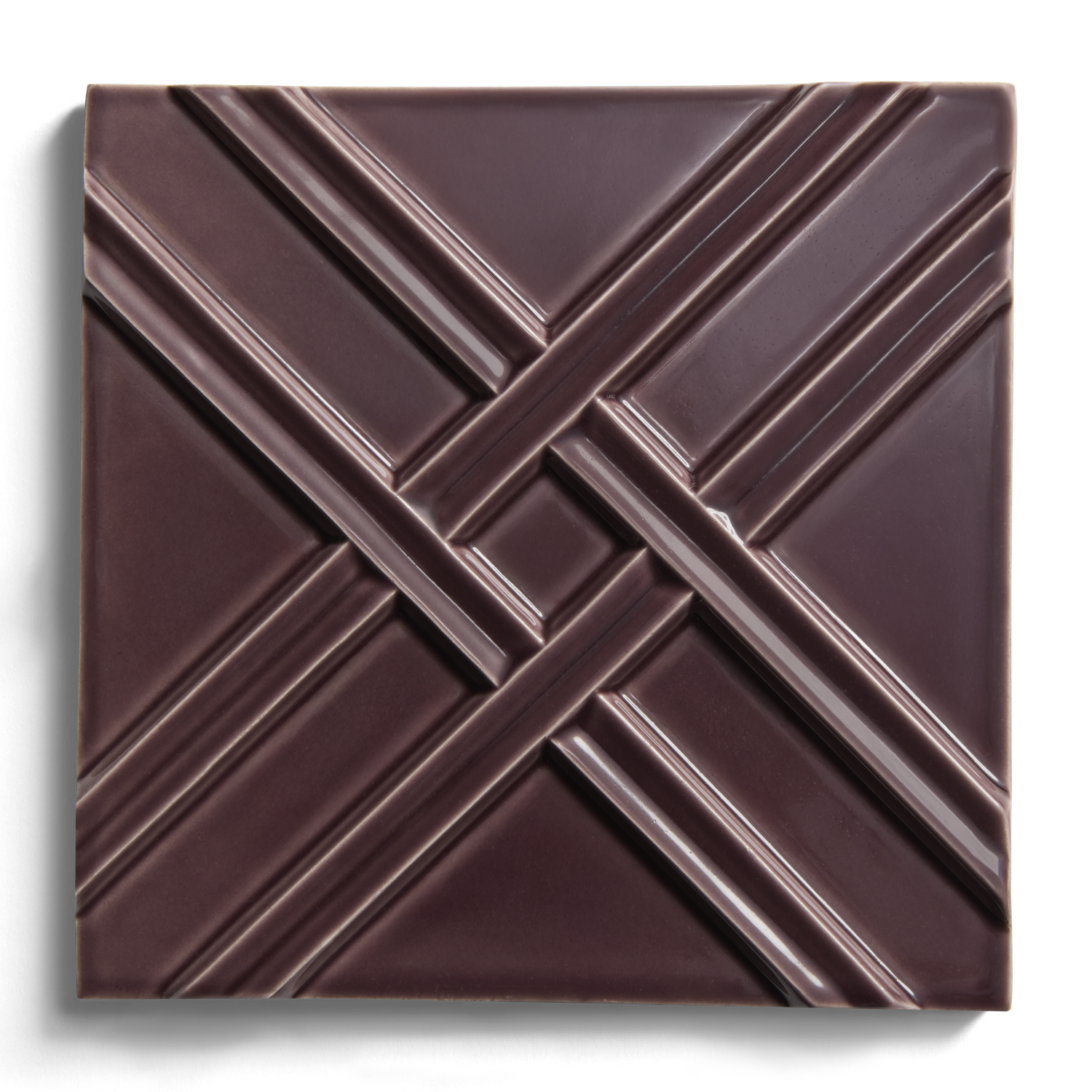 Earthenware 6" x 6" Weave Field Tile