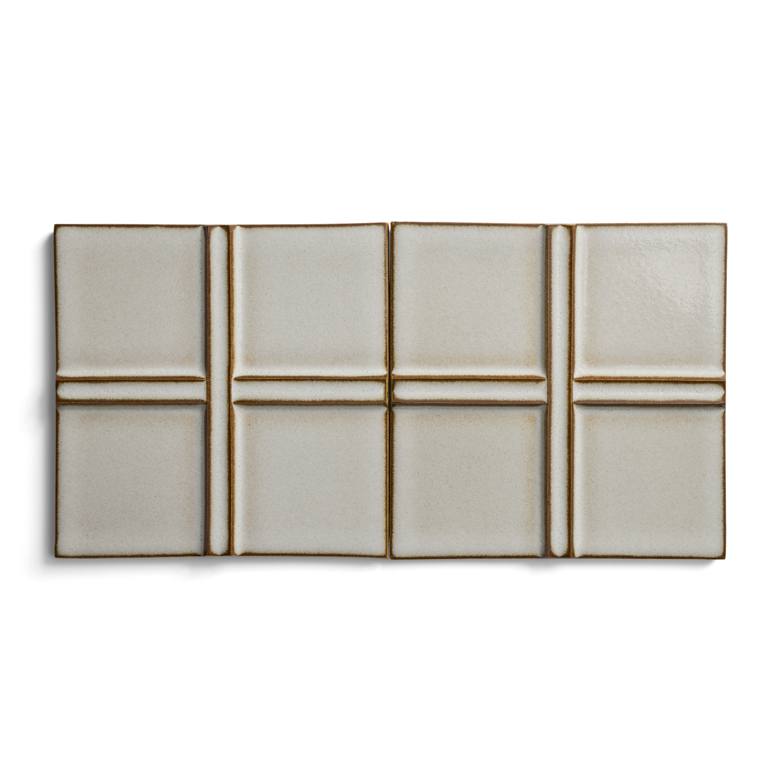 Stoneware 6" x 6" Cross Field Tile image number 2